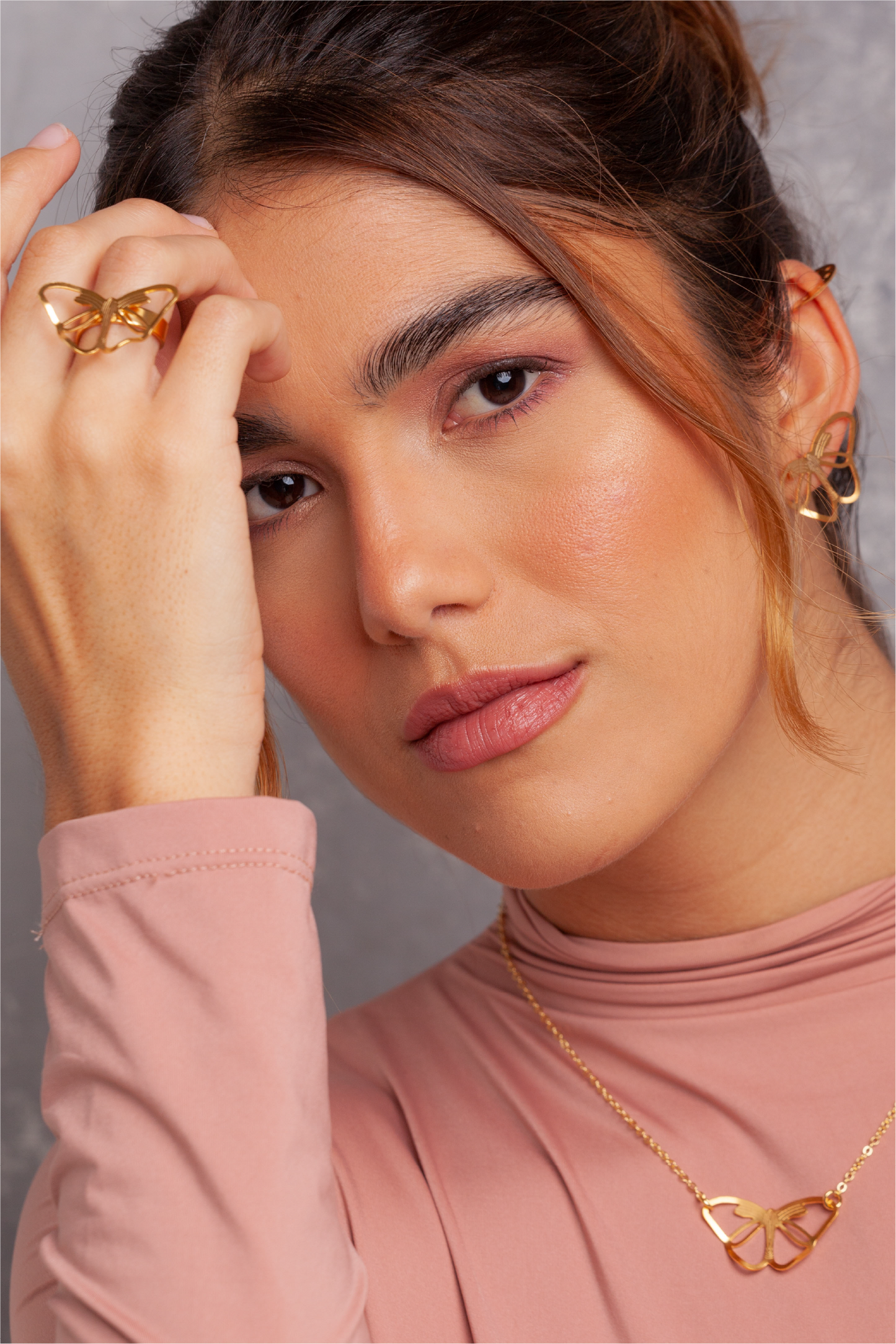 Anillo Morpho Mariposa