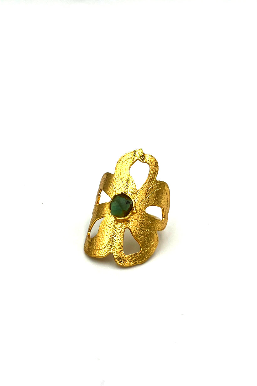 Anillo Elena esmeralda