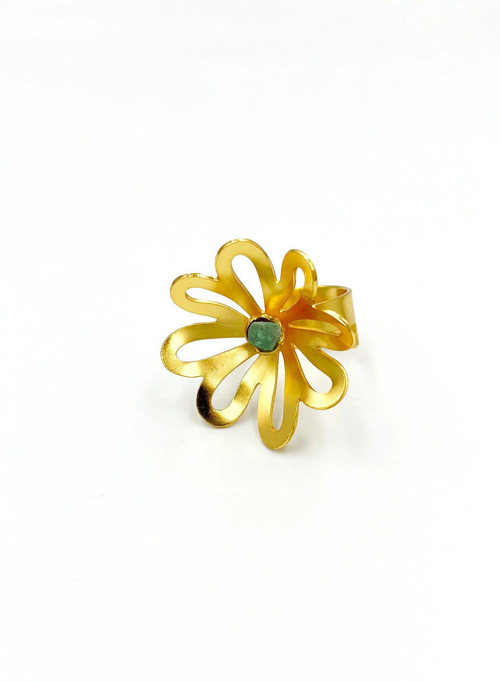 Anillo Magnolia Esmeralda