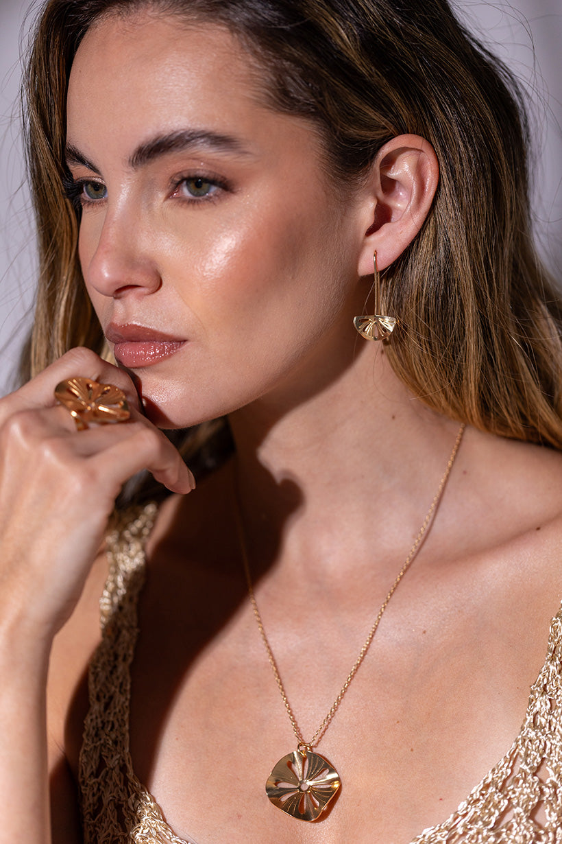 Aretes Gazania Gancho