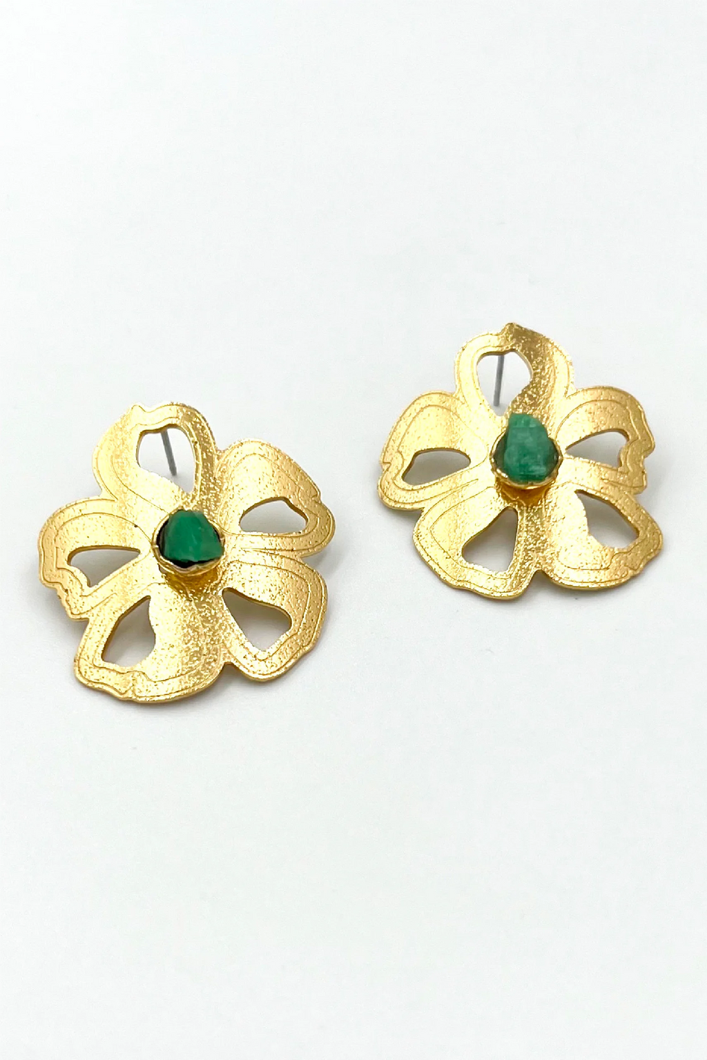 Aretes Elena esmeralda